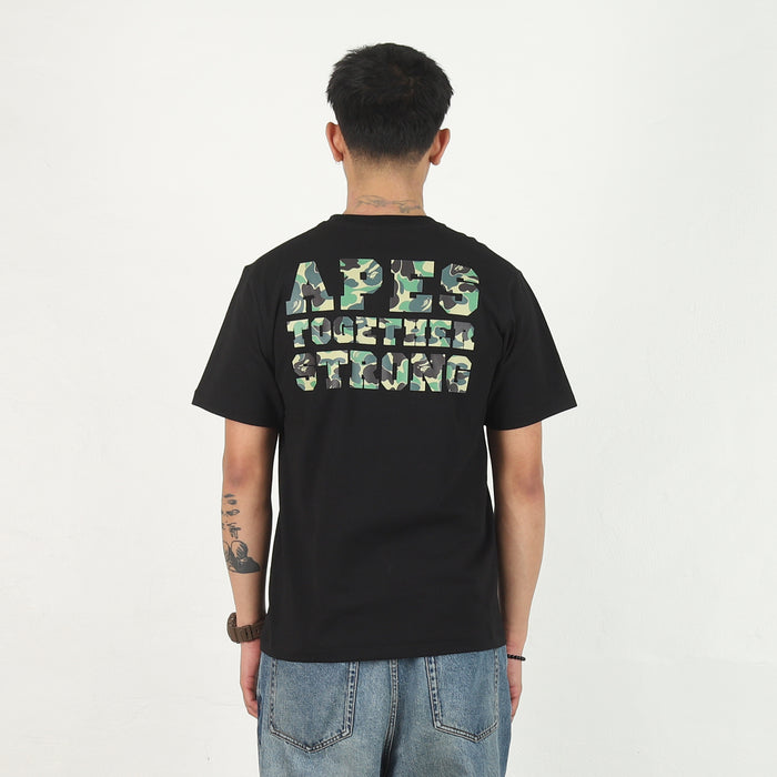 ABC Camo College Ats T-Shirt - Black/Green