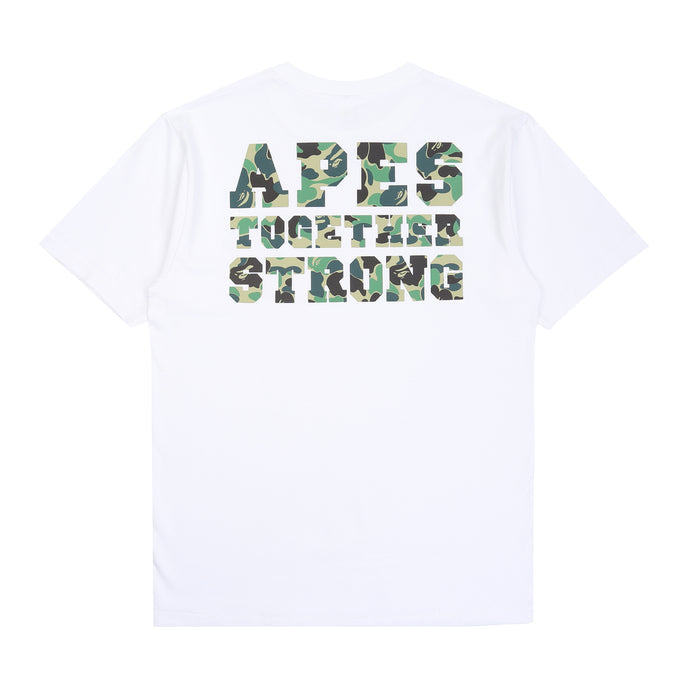 ABC Camo College Ats T-Shirt - White/Green