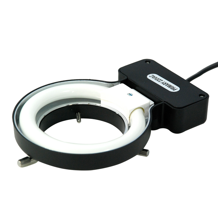 Adjustable Fluorescence Microscope Ring Light Diameter 70mm 10W, SKU ML12111221, three quarter front view