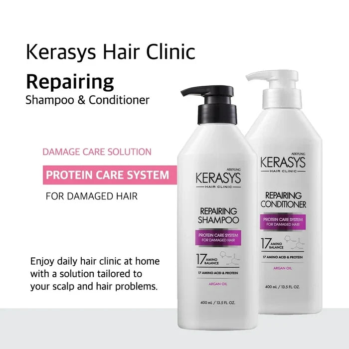 AEKYUNG KERASYS repairing conditioner protein care system for damaged hair بلسم الشعر المتضرر من ايكيونك كيراساس