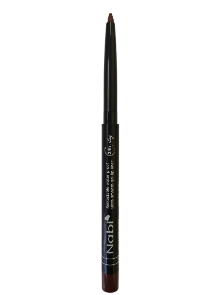 AGL14 HOT COCOA Up to 24H Waterproof Retractable Gel Lip Liner Pencil with Sharpener Matte Finish