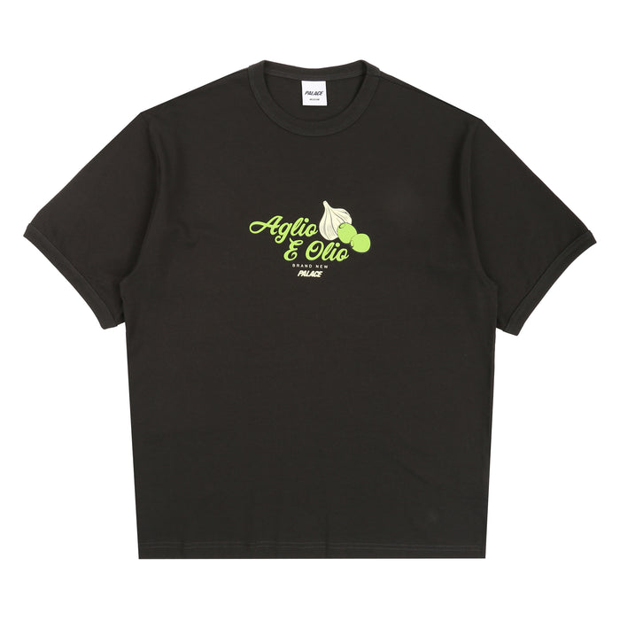 Aglio E Olio Ringer T-Shirt - Black