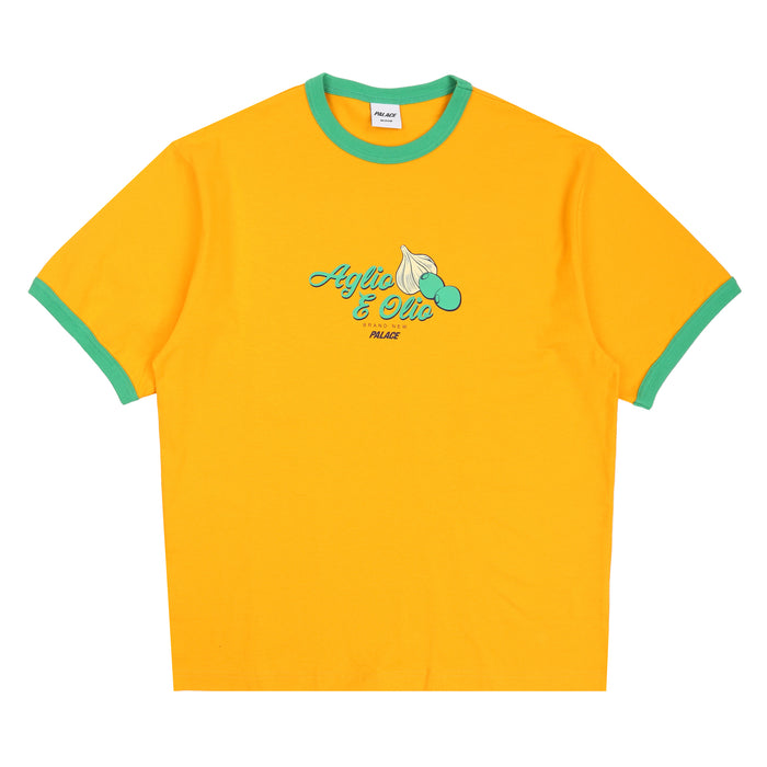 Aglio E Olio Ringer T-Shirt - Sunny Yellow