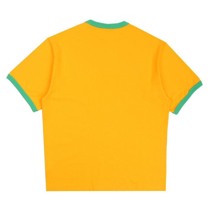 Aglio E Olio Ringer T-Shirt - Sunny Yellow