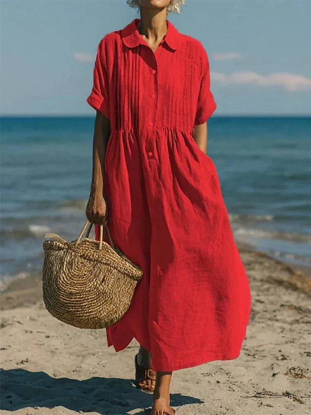 Alice | Button Shirt Dress
