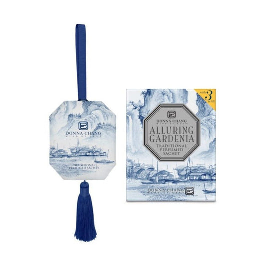 DONNA CHANG Alluring Gardenia Perfumed Sachet 63g (with 3ml refill) | Isetan KL Online Store