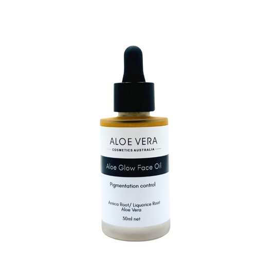 Aloe Glow Face Oil | Pigmentation Control | Amica Root & Liquorice Root (Fragrance free)