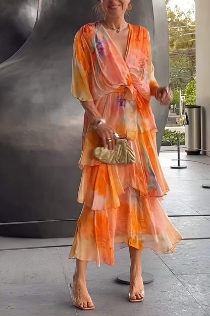 Amalia | Elegant Bohemian Maxi Dress