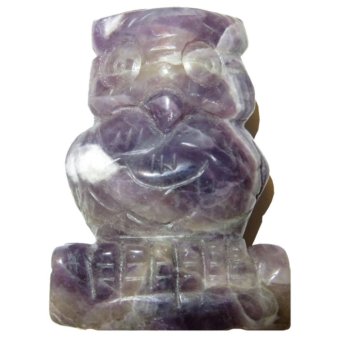 2.25-2.5 Inch purple Amethyst owl