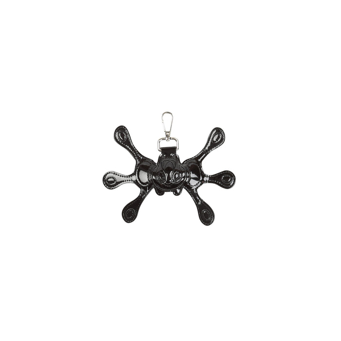 Angel99 Patent Leather Keychain - Black