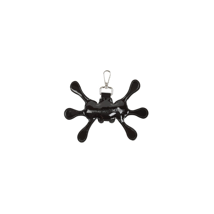 Angel99 Patent Leather Keychain - Black