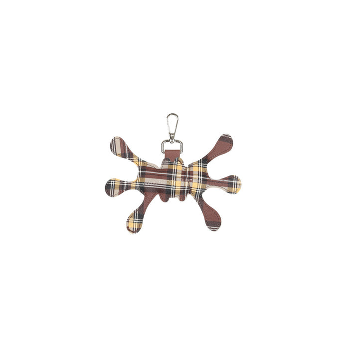 Angel99 Patent Leather Keychain - Plaid