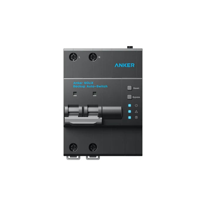 Anker SOLIX Backup Auto-Switch vooraanzicht op witte achtergrond