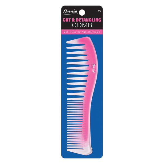 Annie Cut & Detangling Comb Large, 1 Count, Pink