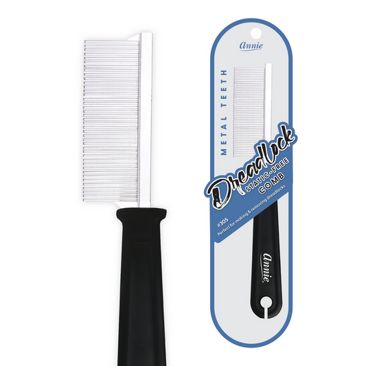 Annie Dreadlock Comb, 1 Count, Black