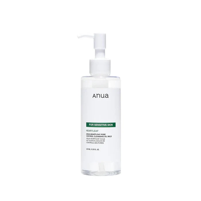 ANUA Heartleaf + Vitamin E Pore Control Cleansing Oil Mild الغسول الزيتي من انوا