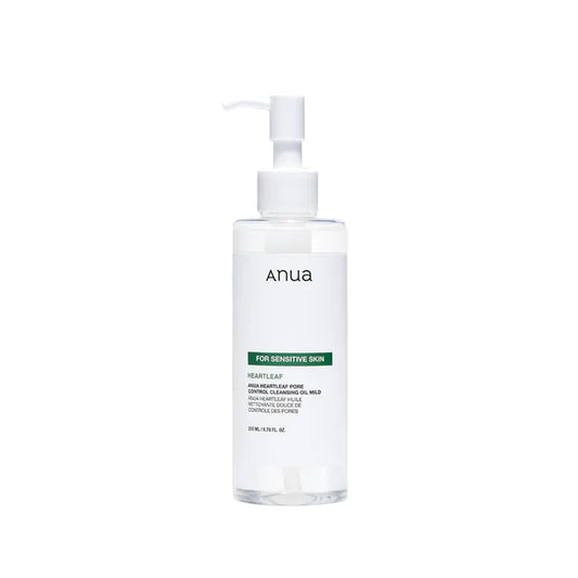 ANUA Heartleaf + Vitamin E Pore Control Cleansing Oil Mild الغسول الزيتي من انوا