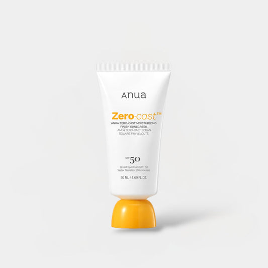 Anua Zero-Cast Moisturizing Finish Sunscreen 50ml واقي الشمس أنوا زيرو كاست المرطب