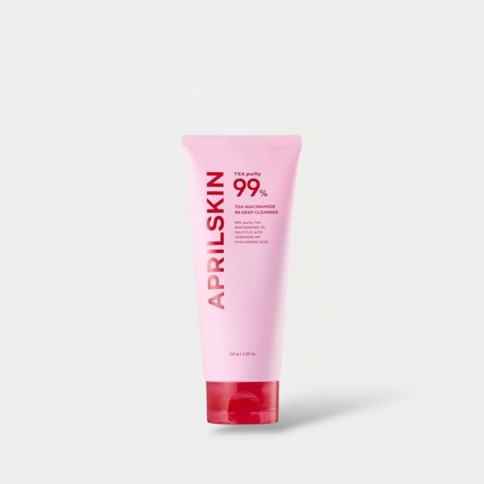 April Skin TXA Niacinamide 99 Deep Cleanser 120g منظف أبريل سكين العميق TXA نياسيناميد 99 - Princess Cosmetics Qatar