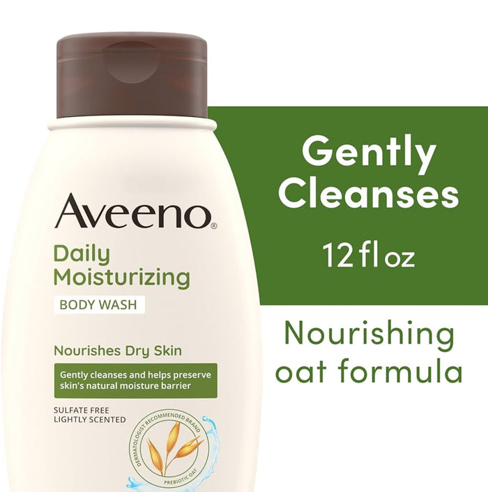 AVEENO Gift Set help look in moisture for soft smooth healthier looks skin بكج العناية بالجسم من افينو