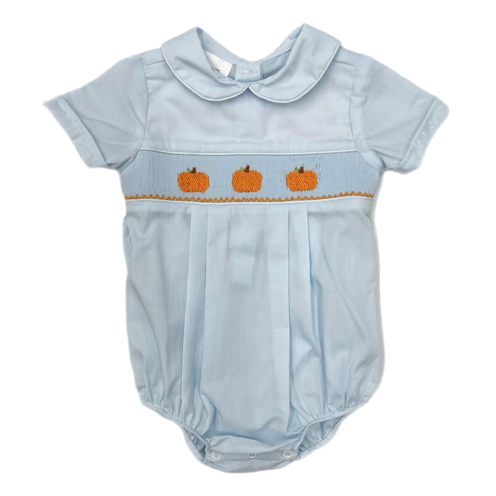 Baby Blessings Pumpkins Levi Bubble-Blue