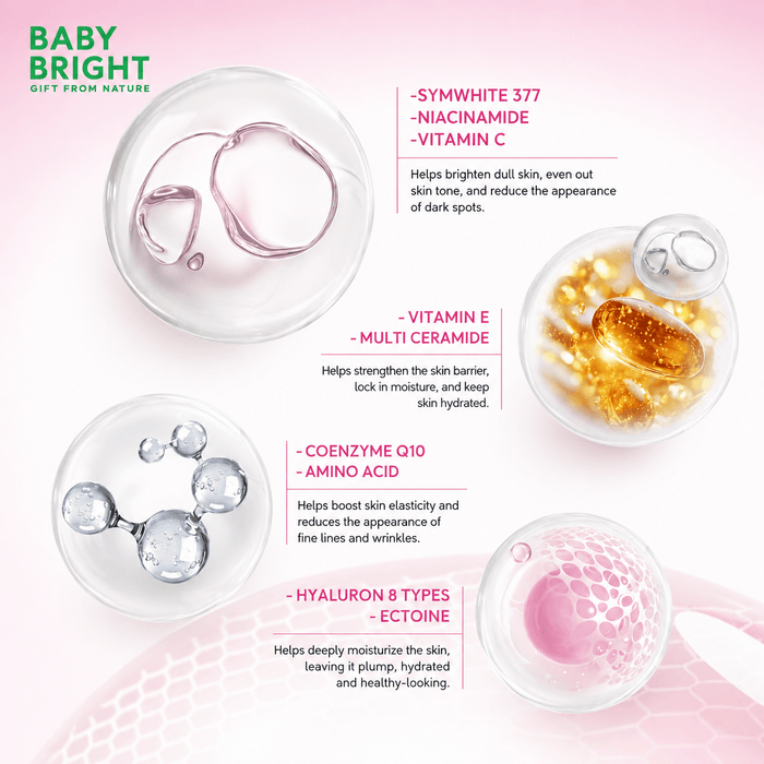 Baby Bright Mesobright 3D Lifting Net Gel Mask (1 Sheet) قناع جل بيبي برايت ميسوبرايت ثلاثي الأبعاد لشد البشرة - Princess Cosmetics Qatar