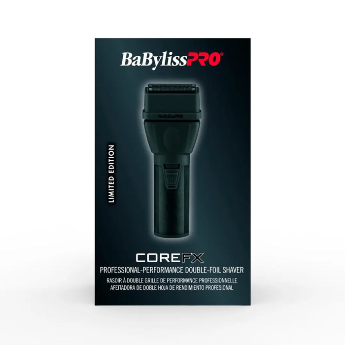 BaBylissPRO CoreFX Shaver Black – Waterproof Double-Foil Shaver BaByliss