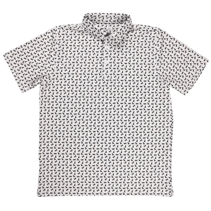 Bald Head Blues Black Lab Polo
