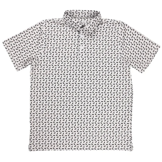 Bald Head Blues Black Lab Polo