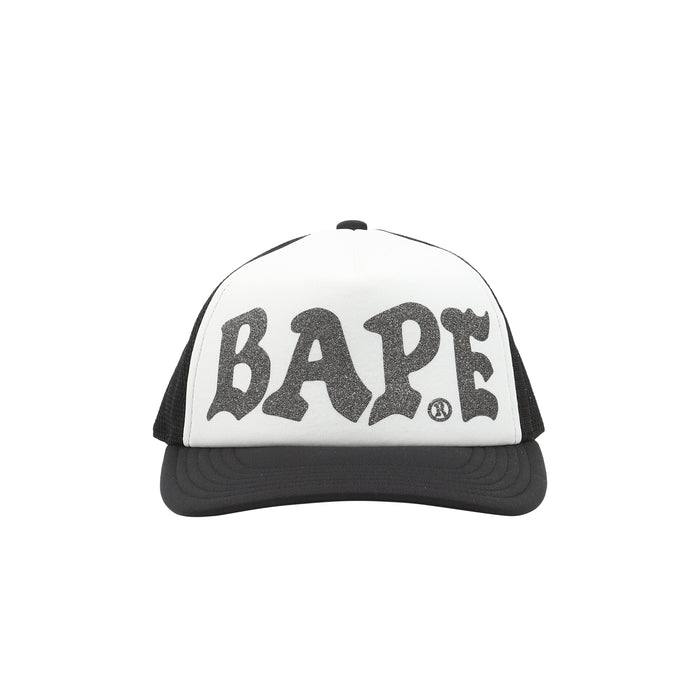 Bape Glitter Print Mesh Cap - Black