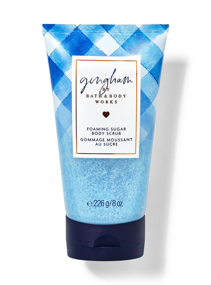 BATH AND BODY WORKS Gingham Foaming Sugar Body Scrub