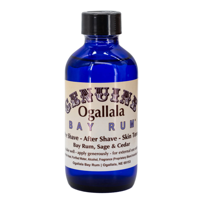 Bay Rum with Sage & Cedar Scented Aftershave | Multiple Sizes | Ogallala Bay Rum