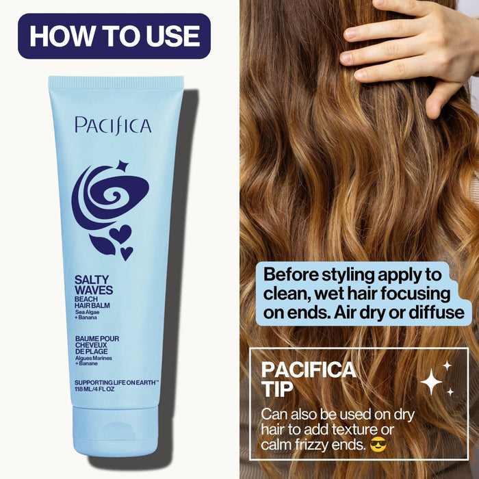 Beach Hair Balm Salty Waves - Pacifica