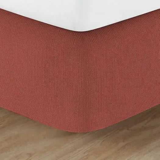 Helix Pattern Box Spring Cover / Paprika / Full/Queen 2 PK