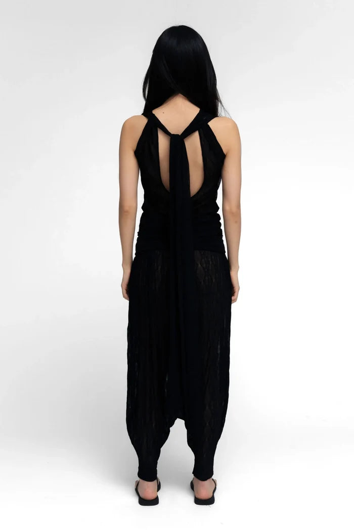 Black Flora Top