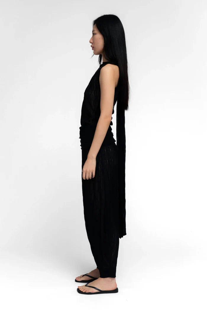 Black Flora Top