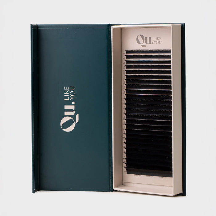 Eyelash Extensions Black MIX tray XXL – 25 Lines Qu.Like You