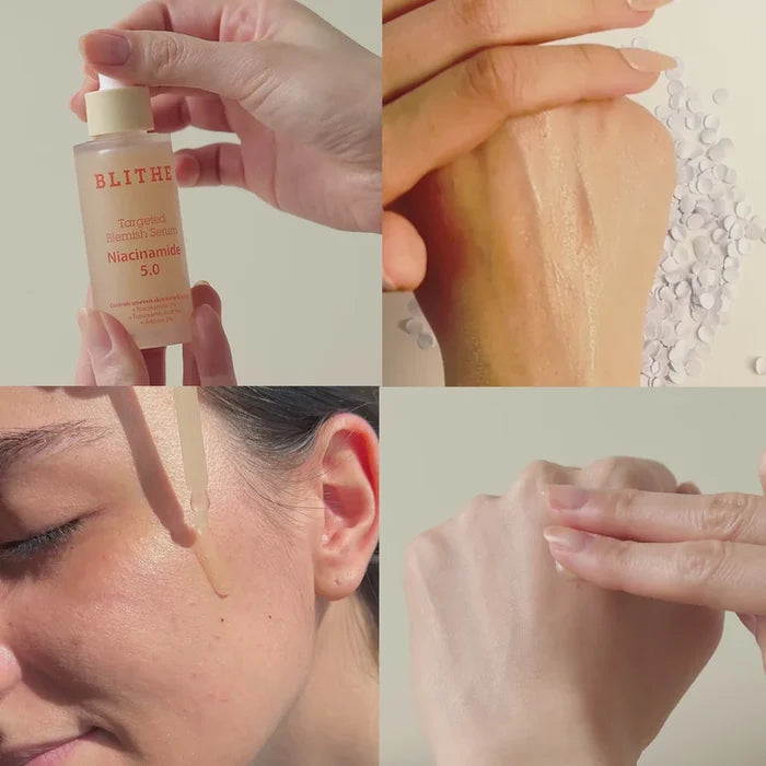 BLITHE Targeted Blinish Serum Niacinamide 5.0 control uneven skin tone & pores سيروم النياسينمايد للبشرة