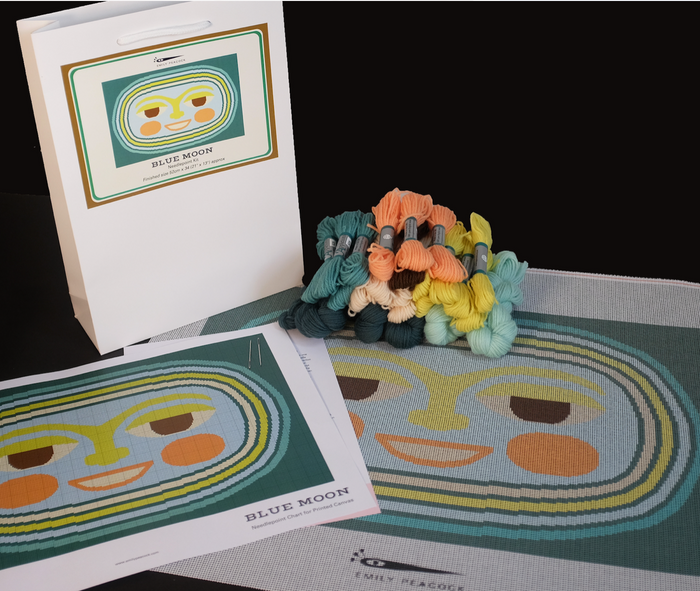 Blue Moon Needlepoint Kit