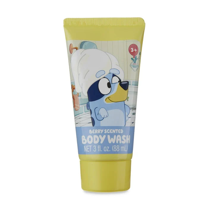 BLUEY Soap & Scrub Bathtscrubby Hook Shampoo & Body Wash بكج الاستحمام للعناية بالجسم للاطفال من بلوي