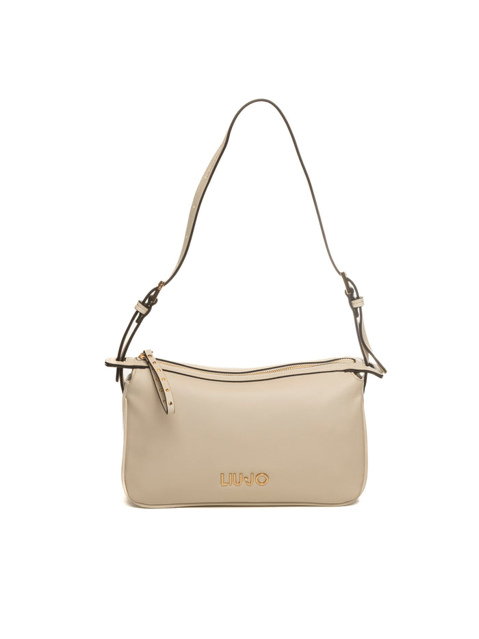 LIU JO borsa a spalla arezu crema AA6046E1120 AREZU-X0459