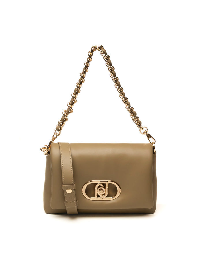 LIU JO borsa a spalla la puffy fango AA6148E0953 LA PUFFY-01679