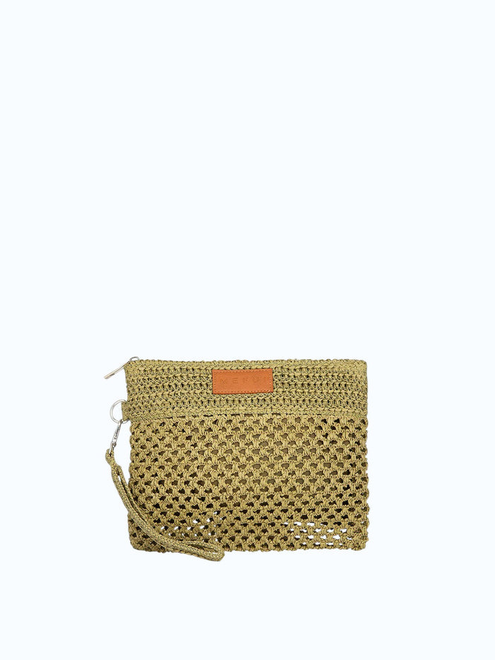 ME FUI Borsa rafia verde SW0055GN RAFIA-GREEN