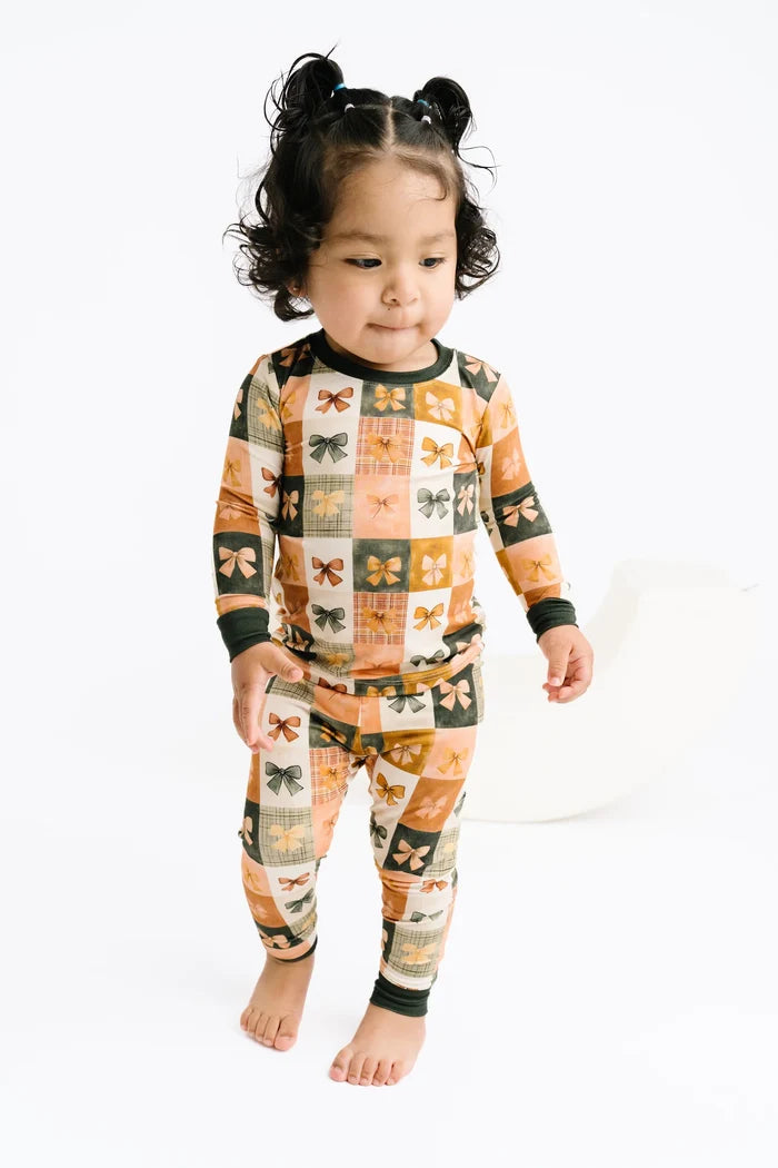 Bow Patchwork Bamboo Set