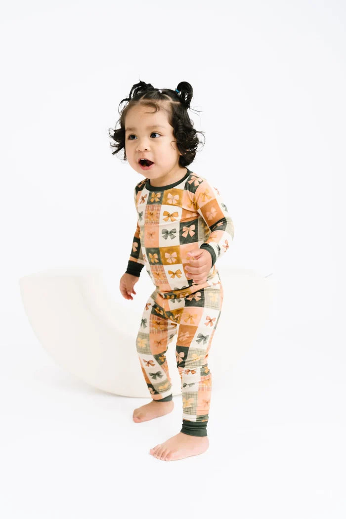 Bow Patchwork Bamboo Set