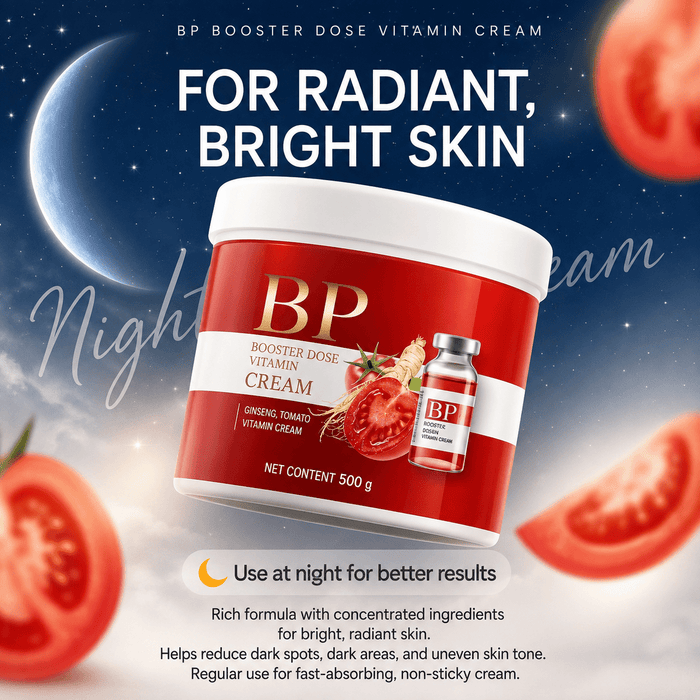 BP Booster Dose Vitamin Cream 500g كريم فيتامينات لزيادة ضغط الدم - Princess Cosmetics Qatar