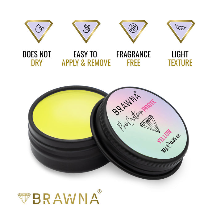 BRAWNA Pro PMU Mapping Kit for Eyebrows and Lips - Yellow Mapping Paste