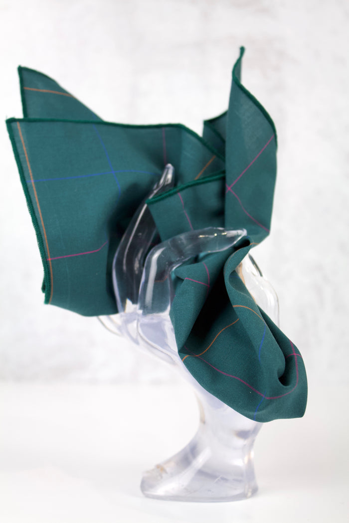 Brooks Handkerchief Set-The Blue Peony-Cotton,Handkerchief