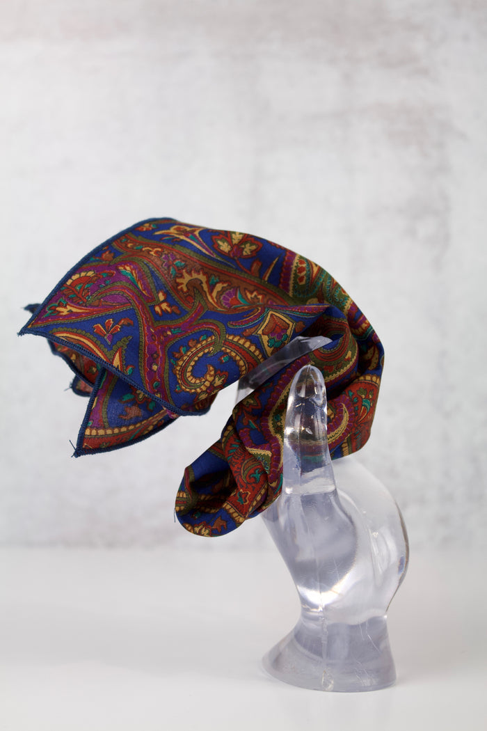 Brooks Handkerchief Set-The Blue Peony-Cotton,Handkerchief