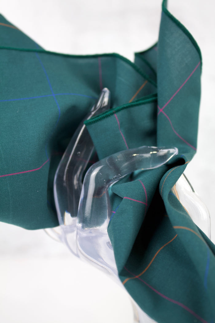 Brooks Handkerchief Set-The Blue Peony-Cotton,Handkerchief